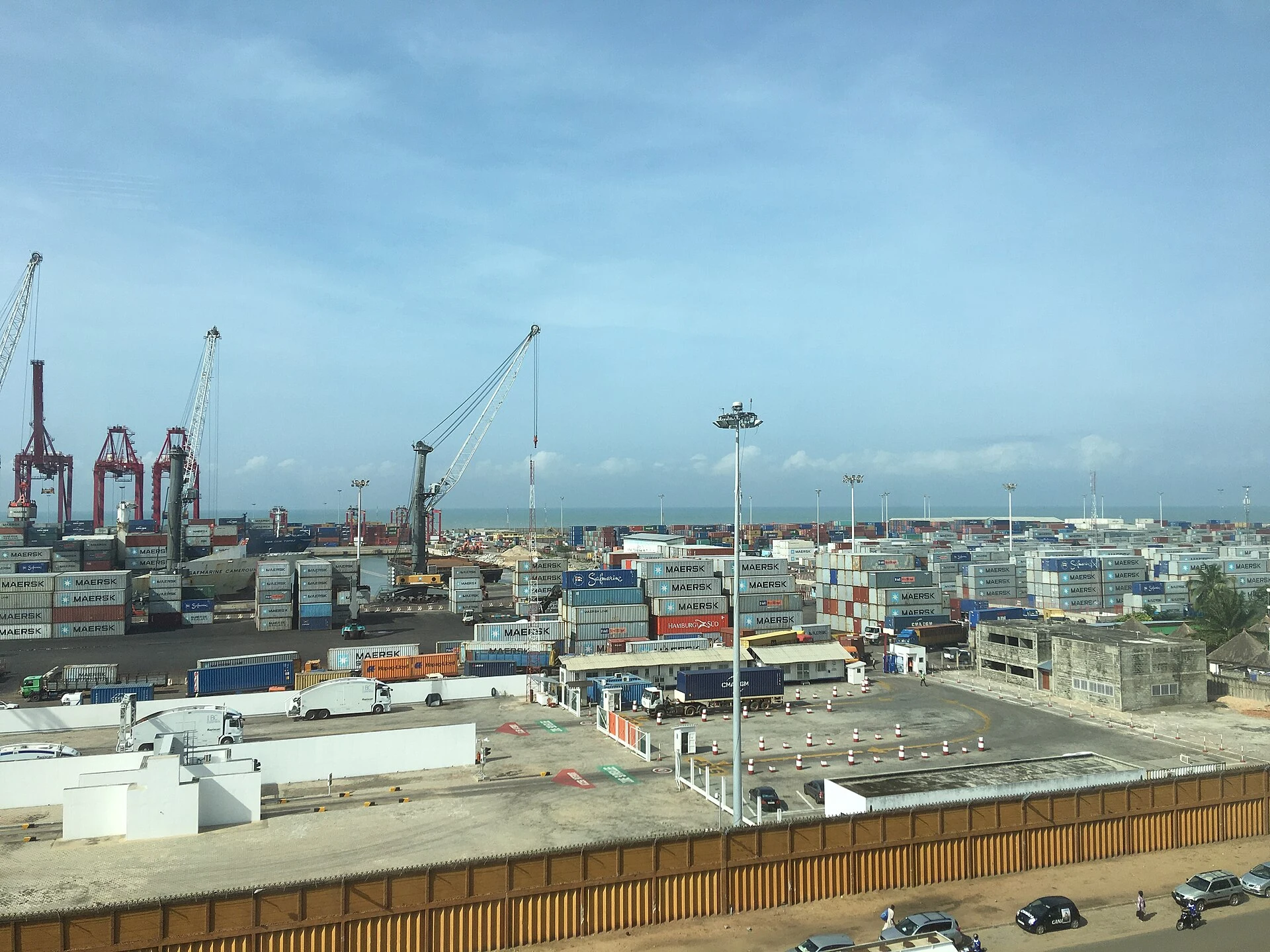 Port of Cotonou, 2018 · contextual photograph, cropped for display.