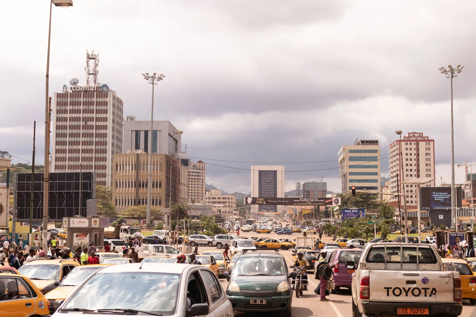 Central Yaoundé, 2018. Context photograph.